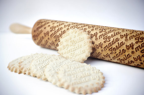  Personalized rolling pin by   ValekRollingPins   