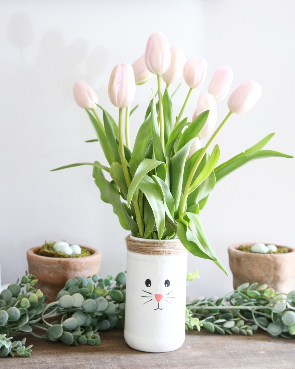 DIY Easter Bunny Vase